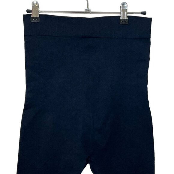 Blanqi Maternity Support Crop Leggings Navy Blue Women’s Size Medium Stretch - Picture 7 of 10